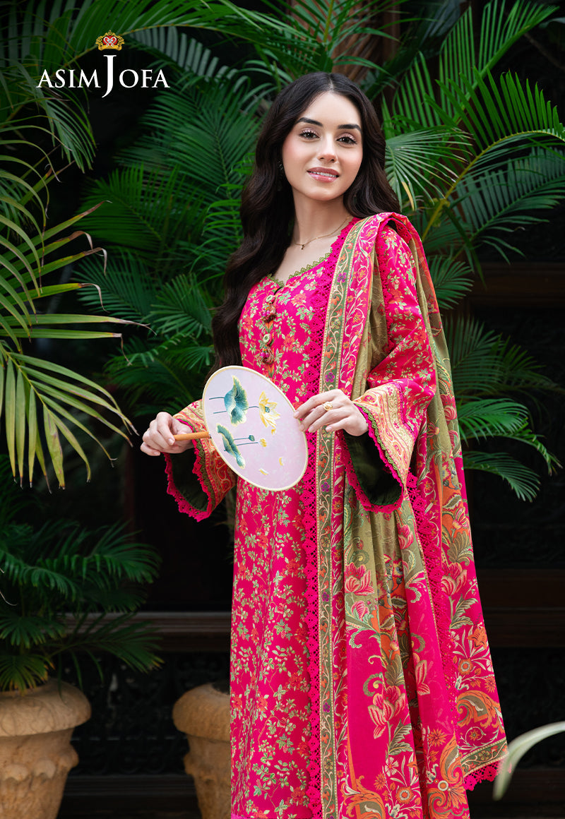 AJUUB-24 PRINTED LAWN 3 PC