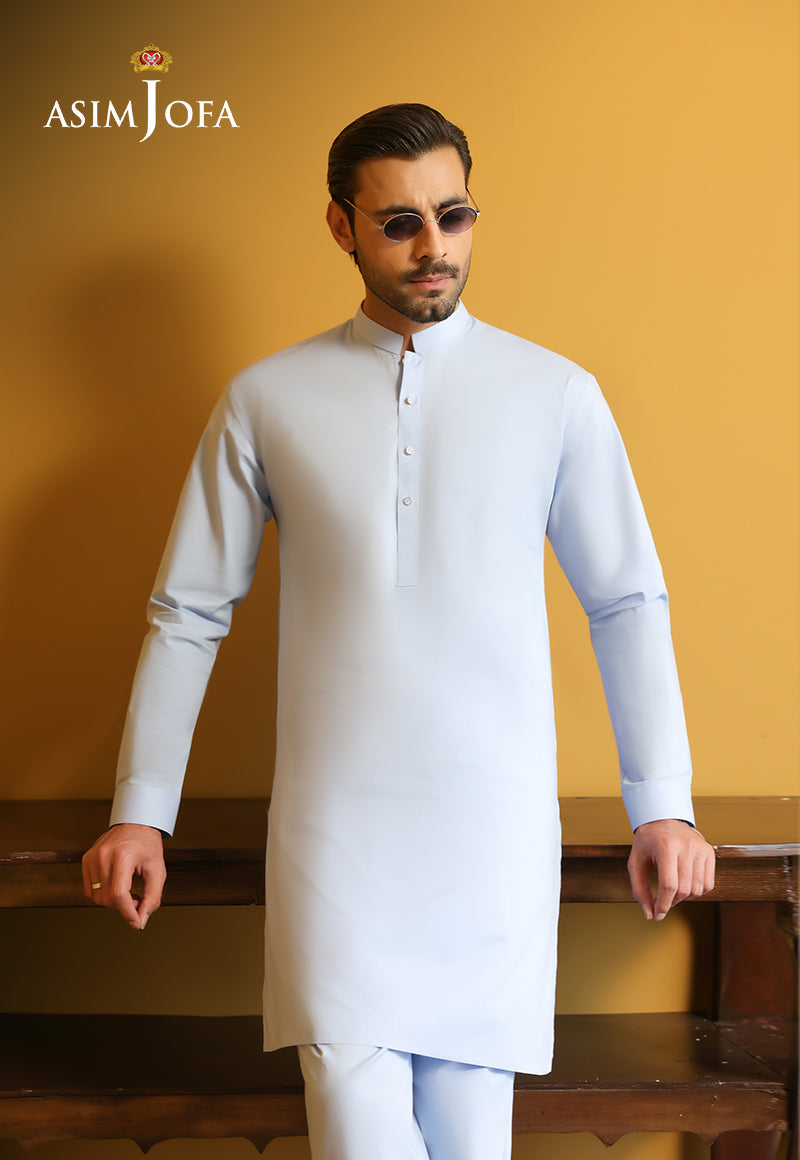AJUBM-07 UNSTITCHED EGYPTIAN COTTON 2PC