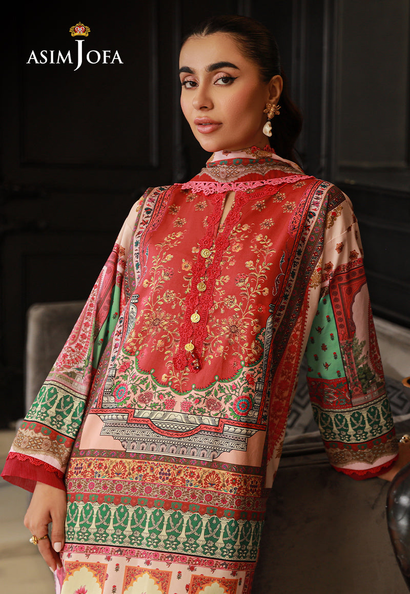 AJUN-02 PRINTED LAWN 3 PCS