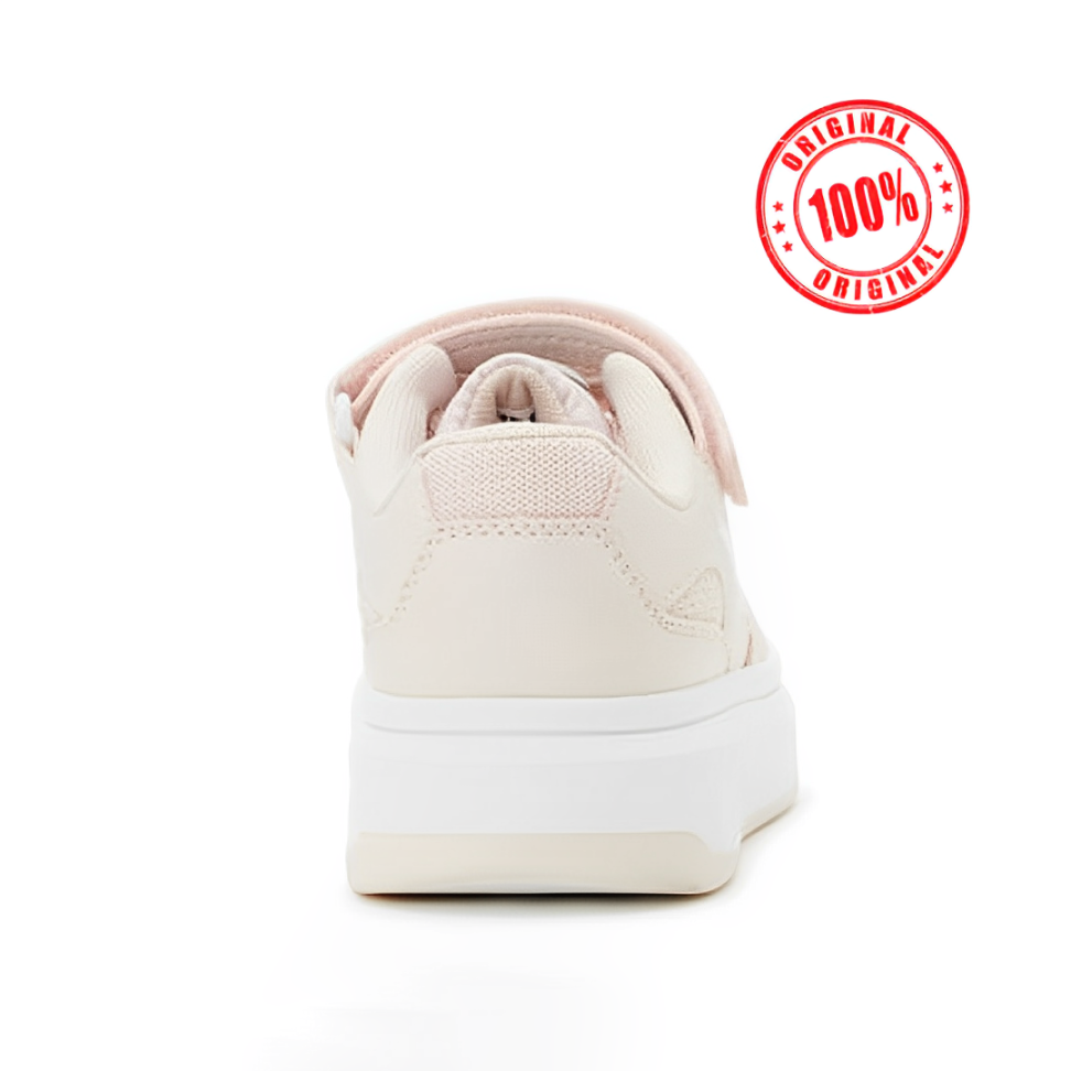 AND1 Little Girl Light Pink Low Platform Court Sneaker