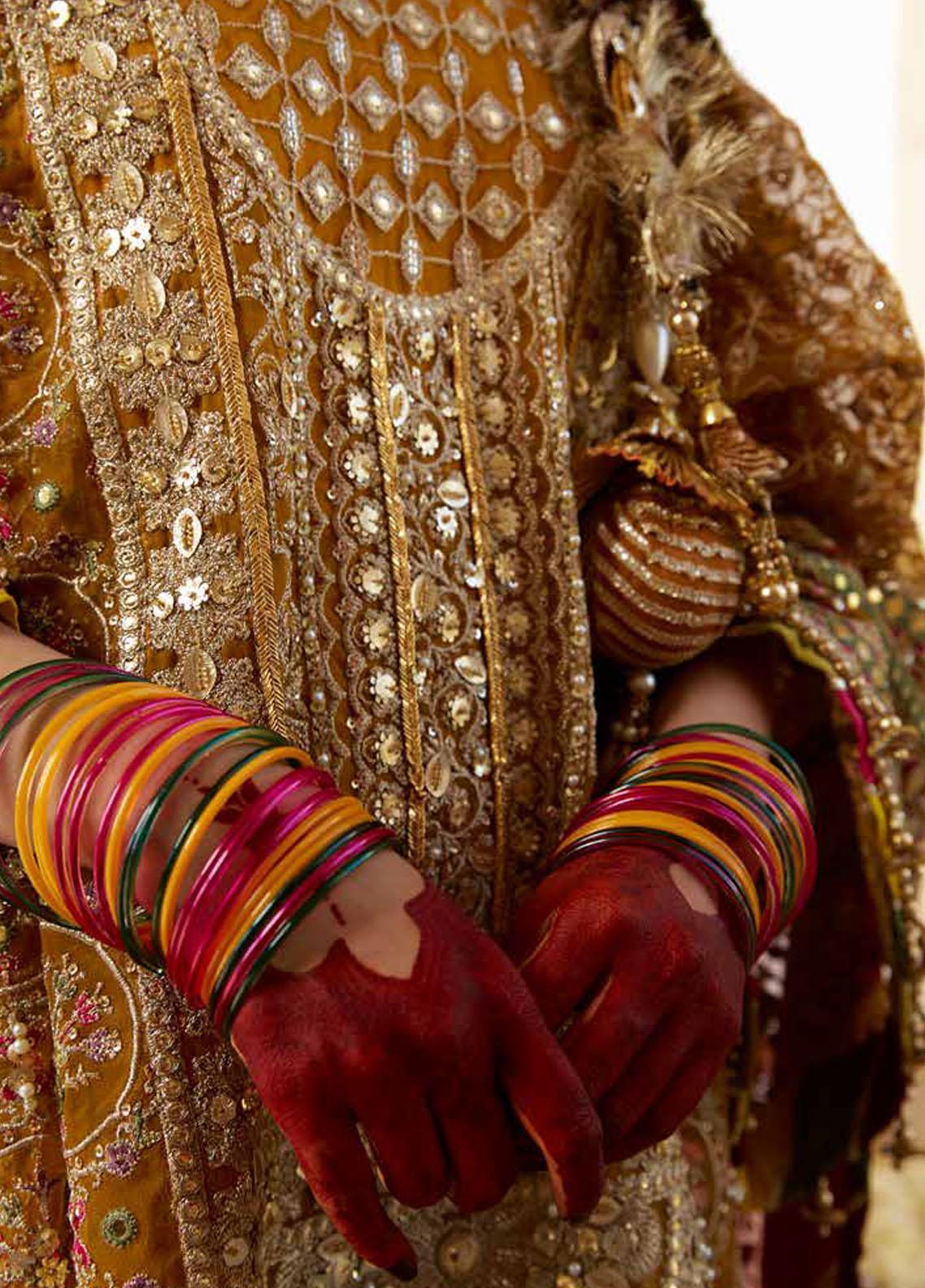 Sagar Kinaray By MNR Embroidered Suits Unstitched 3 Piece MNR23SK ZWU23-21 KESARI - Wedding Collection