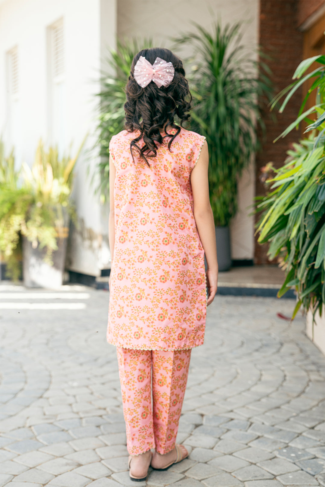 K-SFC-015, RAW SILK TABEL PRINT SHIRT AND TROUSER