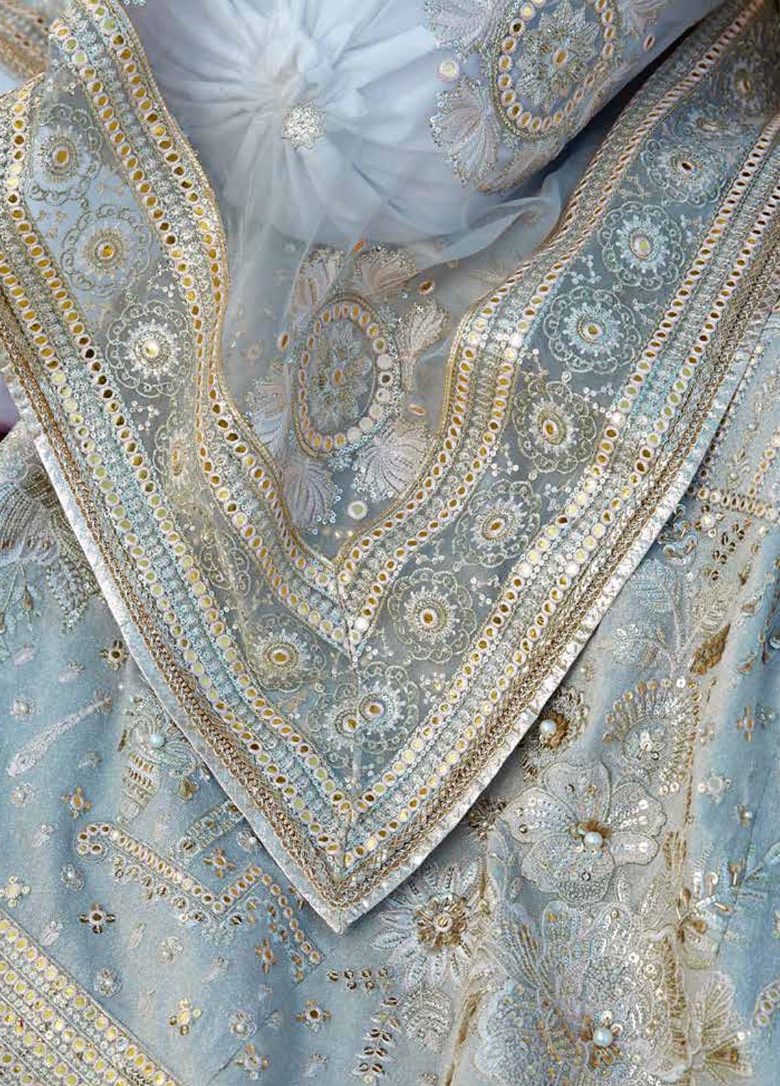 Sagar Kinaray By MNR Embroidered Suits Unstitched 3 Piece MNR23SK ZWU23-19 MAHWARI - Wedding Collection