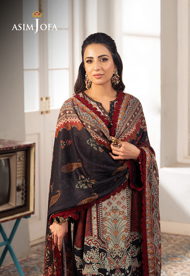 AJARP-26 PRINTED LAWN STITCHED 3 PCS
