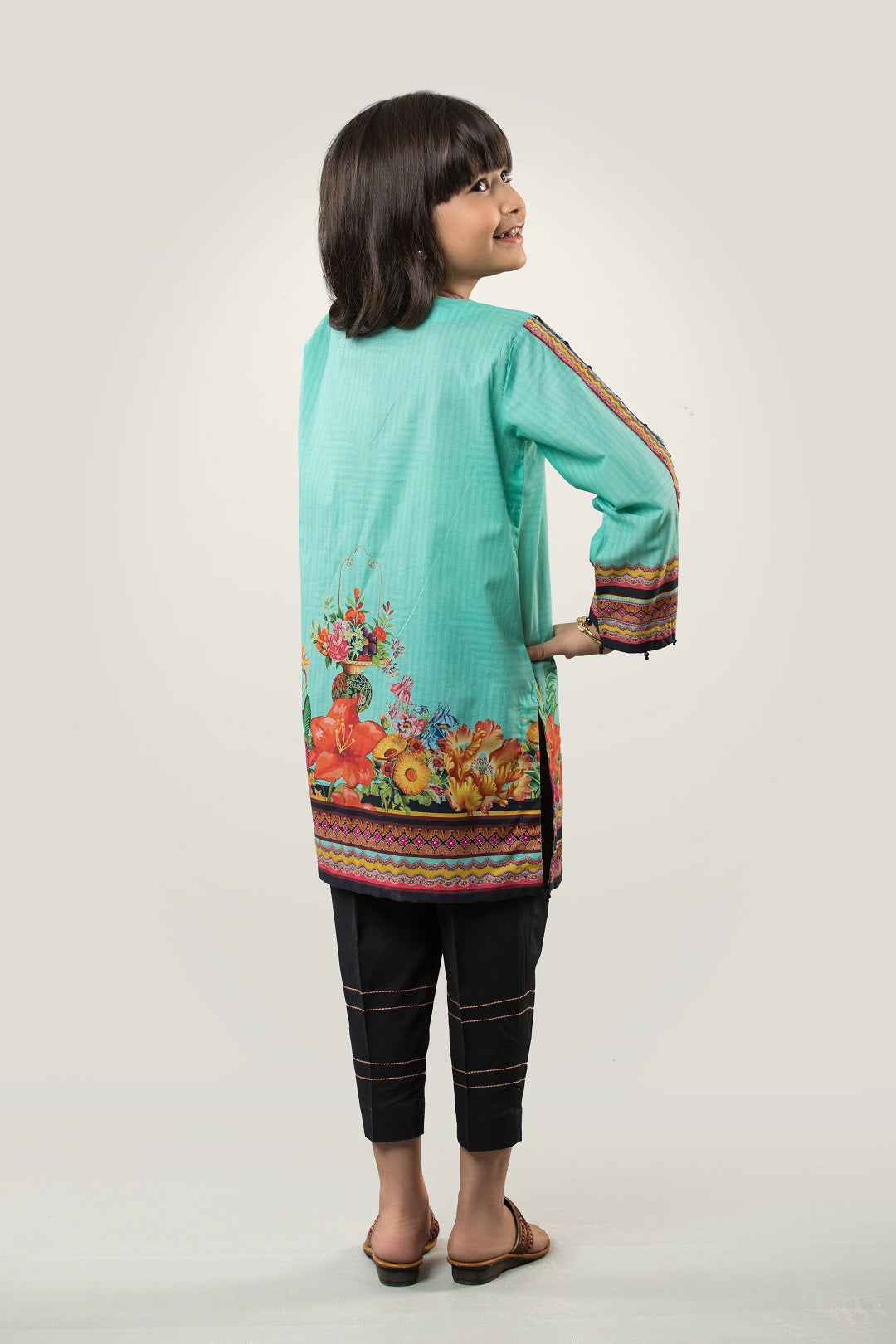 Digital Printed Lawn Kurti SKU: PRK-004