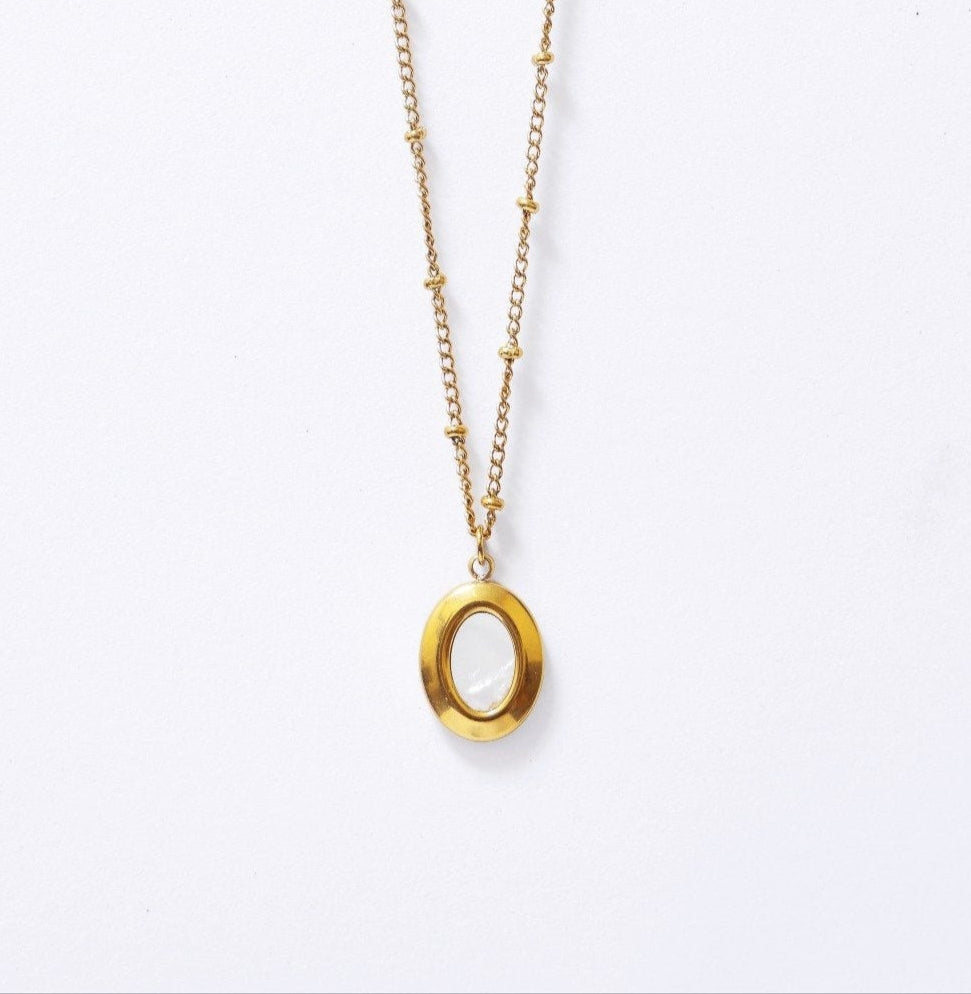 White Marble Necklace