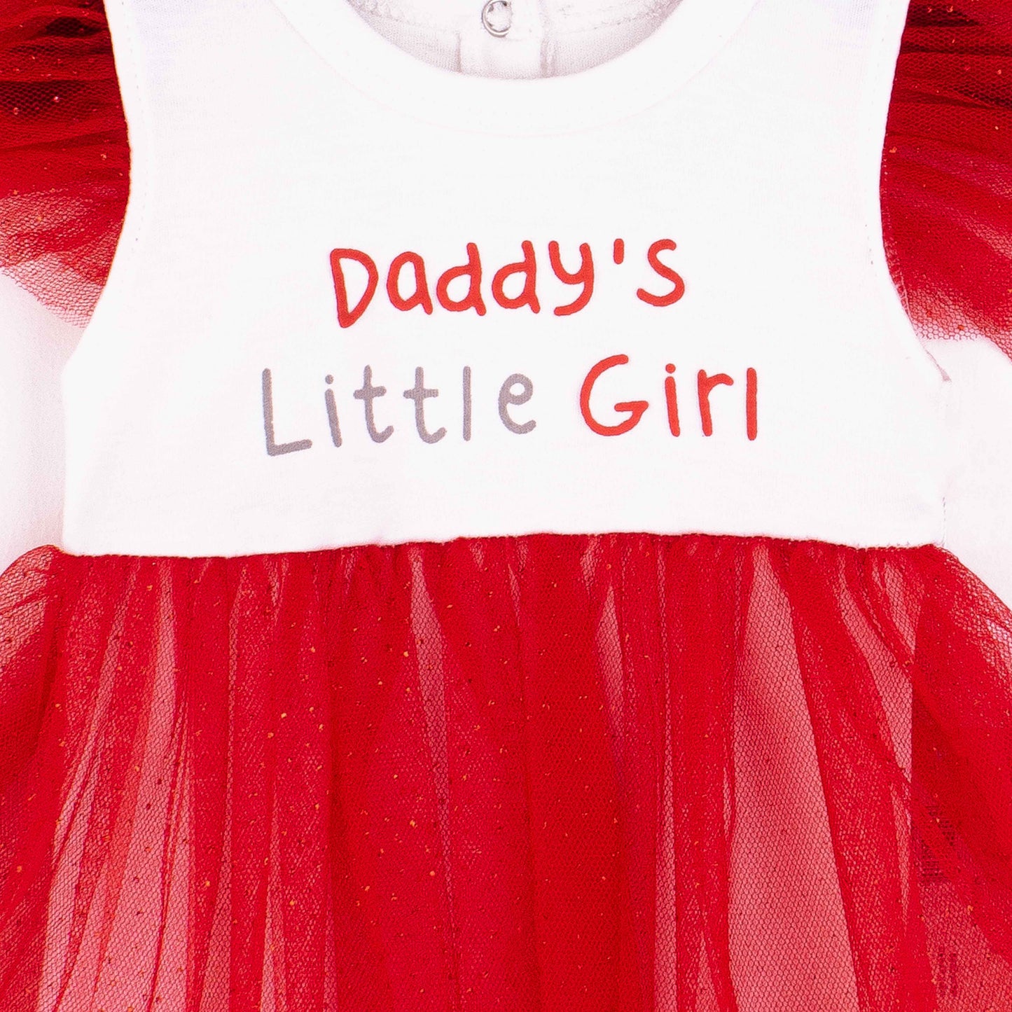 Baby Girl 2 Piece Toto Frock Red Little Girl