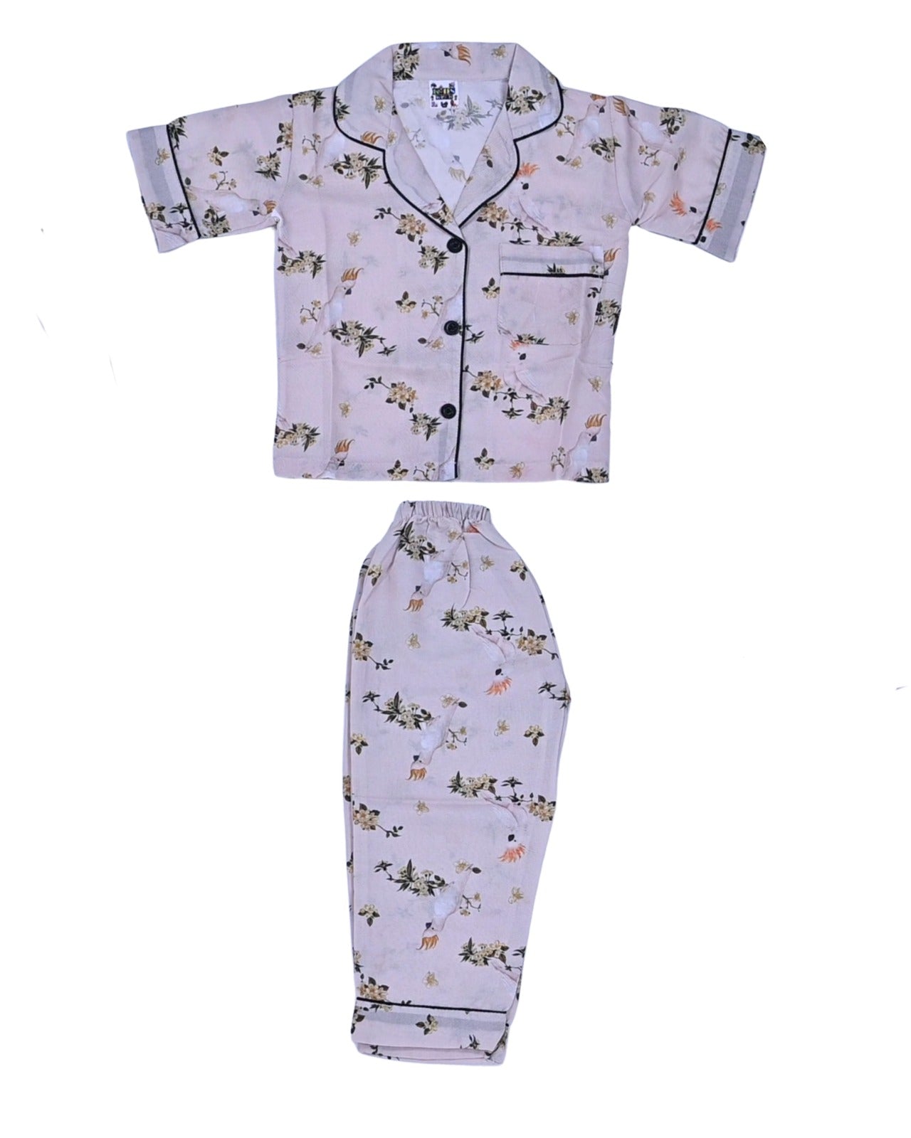 Kids klub cozy sleepwear breathable & light weight pajama set-animal-3