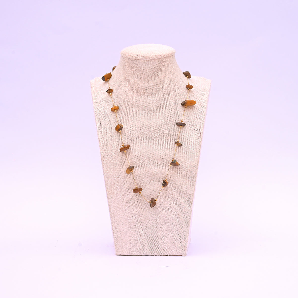 Uncut Beauty Necklace Tiger's Eye (Brown)