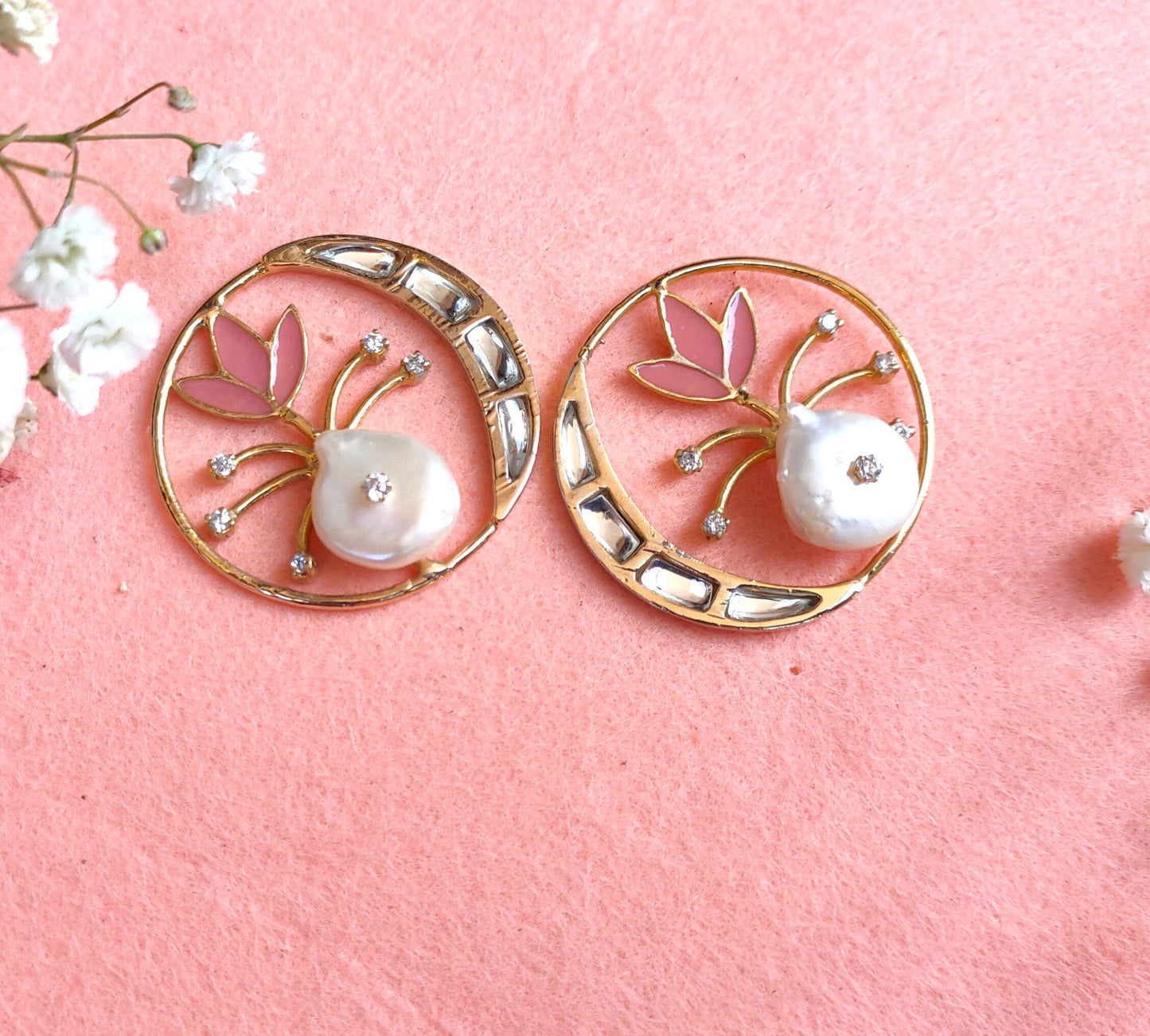 Crest Earrings