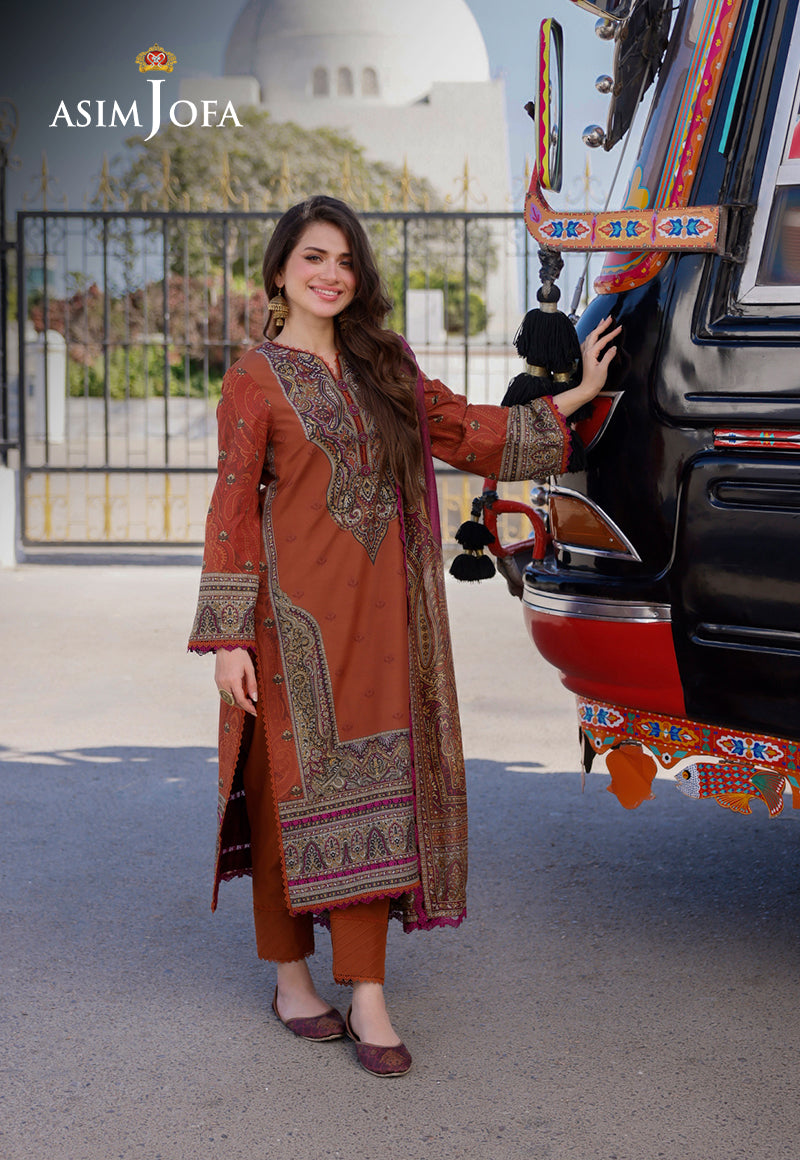 AJPL-05 PRINTED ARABIC LAWN 3 PCS