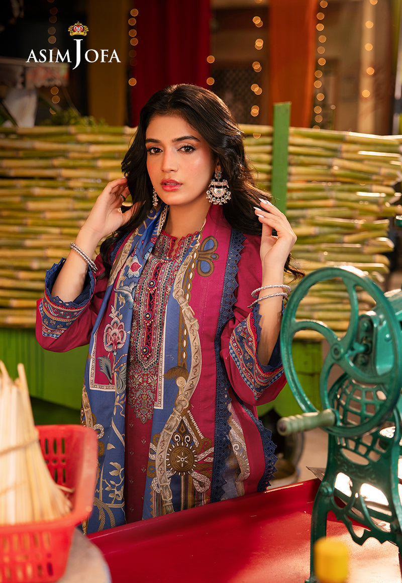 AJEL-07 PRINTED LAWN 3 PCS