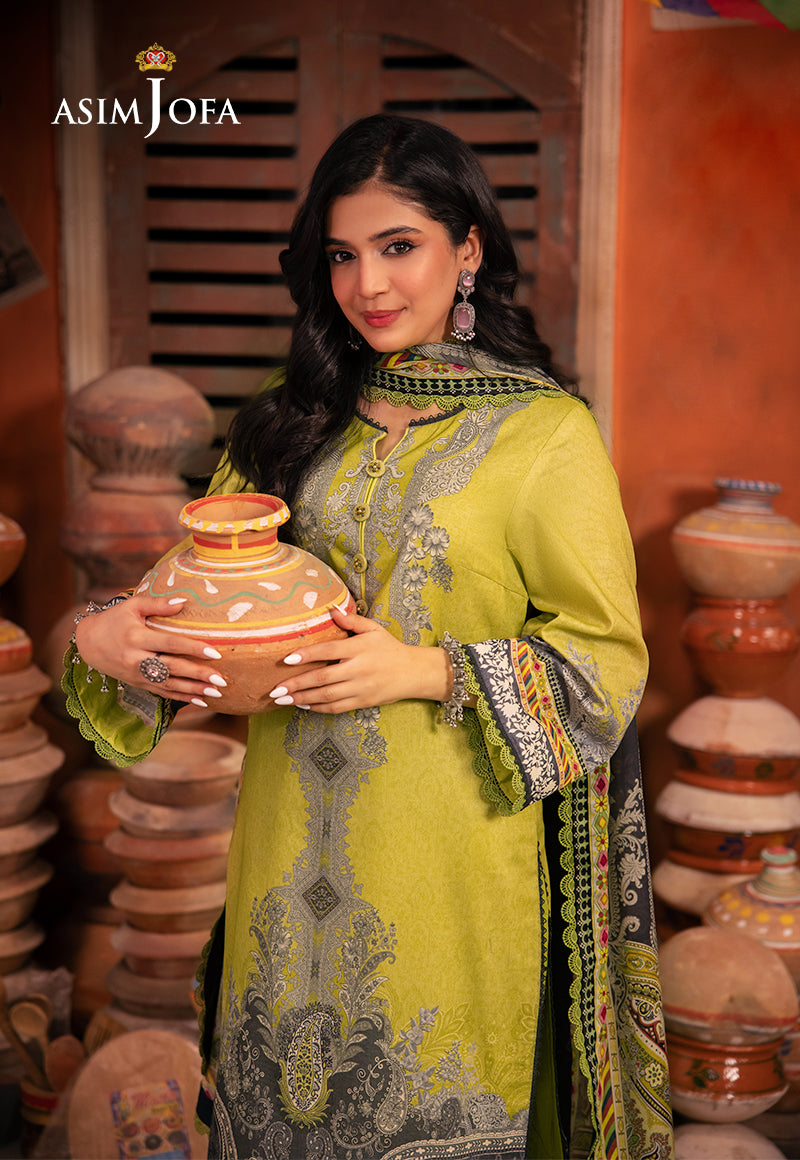 AJEL-01 PRINTED LAWN 3 PCS