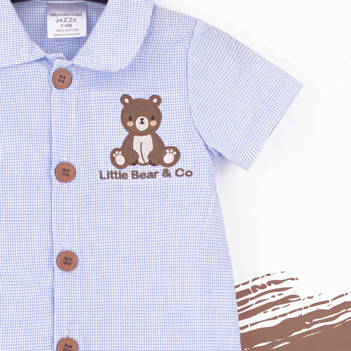 Wonder-Child Baby Boy Bear Romper