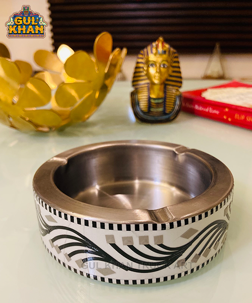 Handmade Steel Waste Bin 06