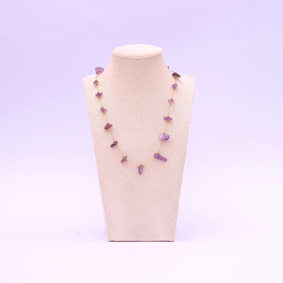 Uncut Beauty Necklace Amethyst (Purple)