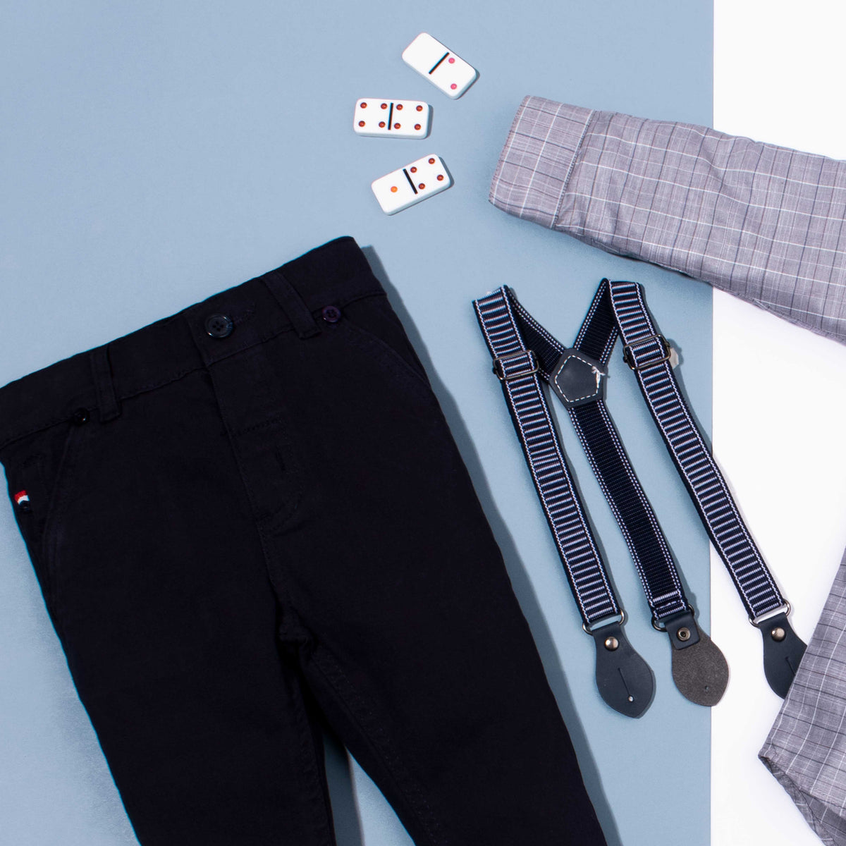 Baby Boy 4 Piece Grey / White Self Print Formal Set