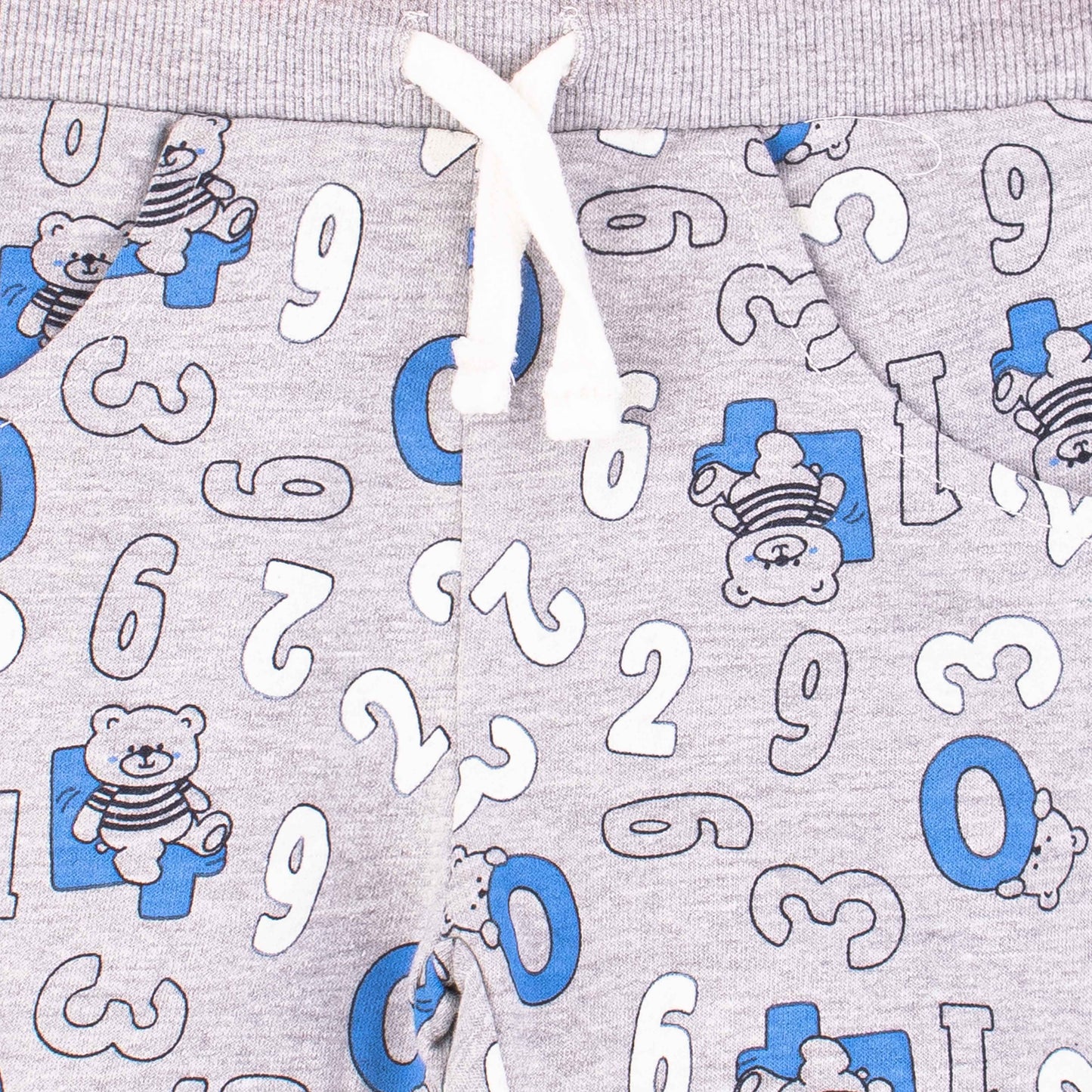 Baby Boy Grey Bear Jersey Shorts