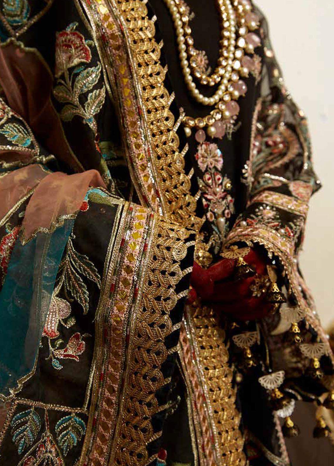 Sagar Kinaray By MNR Embroidered Suits Unstitched 3 Piece MNR23SK ZWU23-22 BASGUL - Wedding Collection