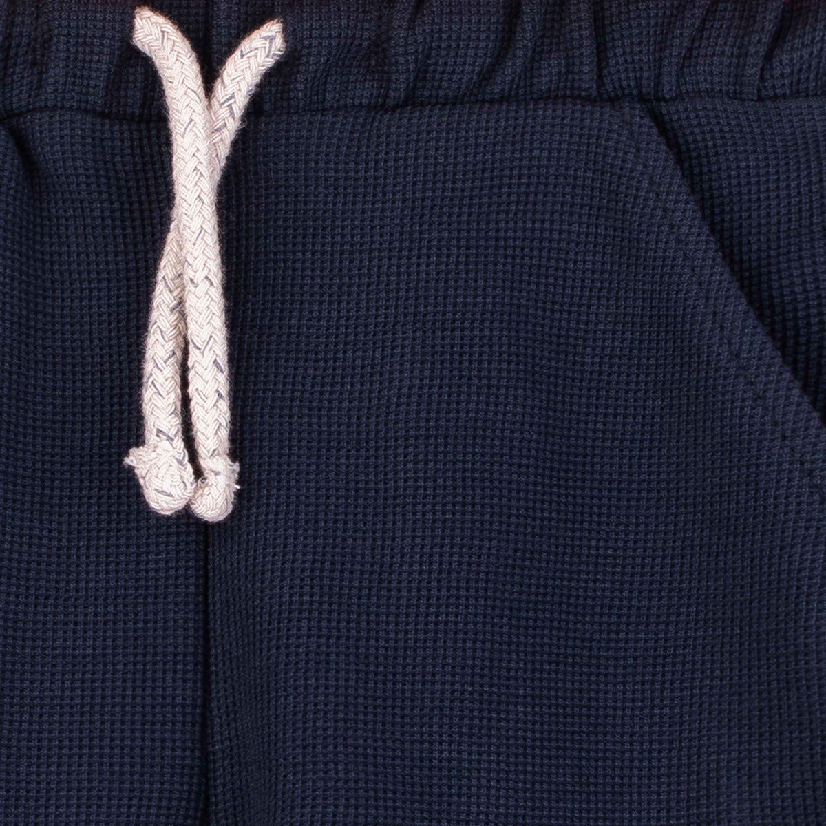 C.A Baby Boy Navy Blue Cotton Jersey Shorts