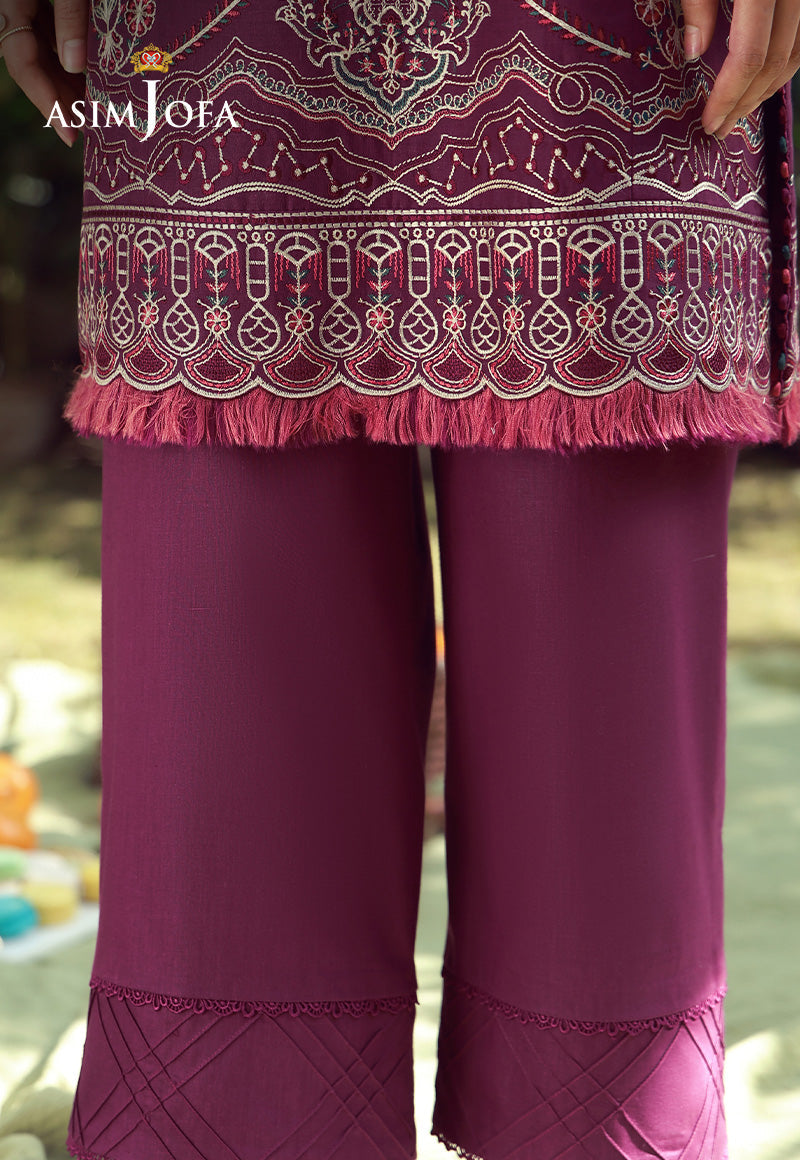 AJMUB-02 Embroidered Cambric Unstitched 3 Pcs