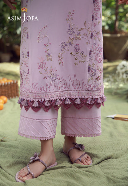 AJMUB-08 Embroidered Cambric Unstitched 3 Pcs