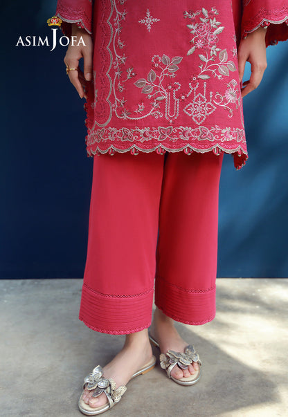 AJMUB-12 Embroidered Cambric Unstitched 3 Pcs
