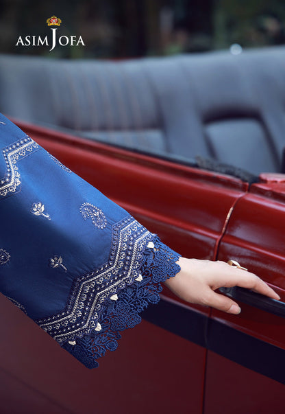 AJMUB-06 Embroidered Cambric Unstitched 3 Pcs