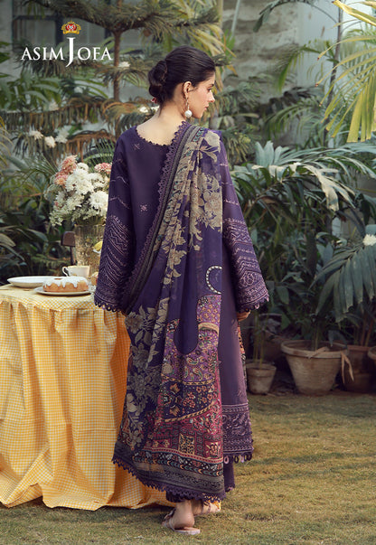AJMUB-05 Embroidered Cambric Unstitched 3 Pcs