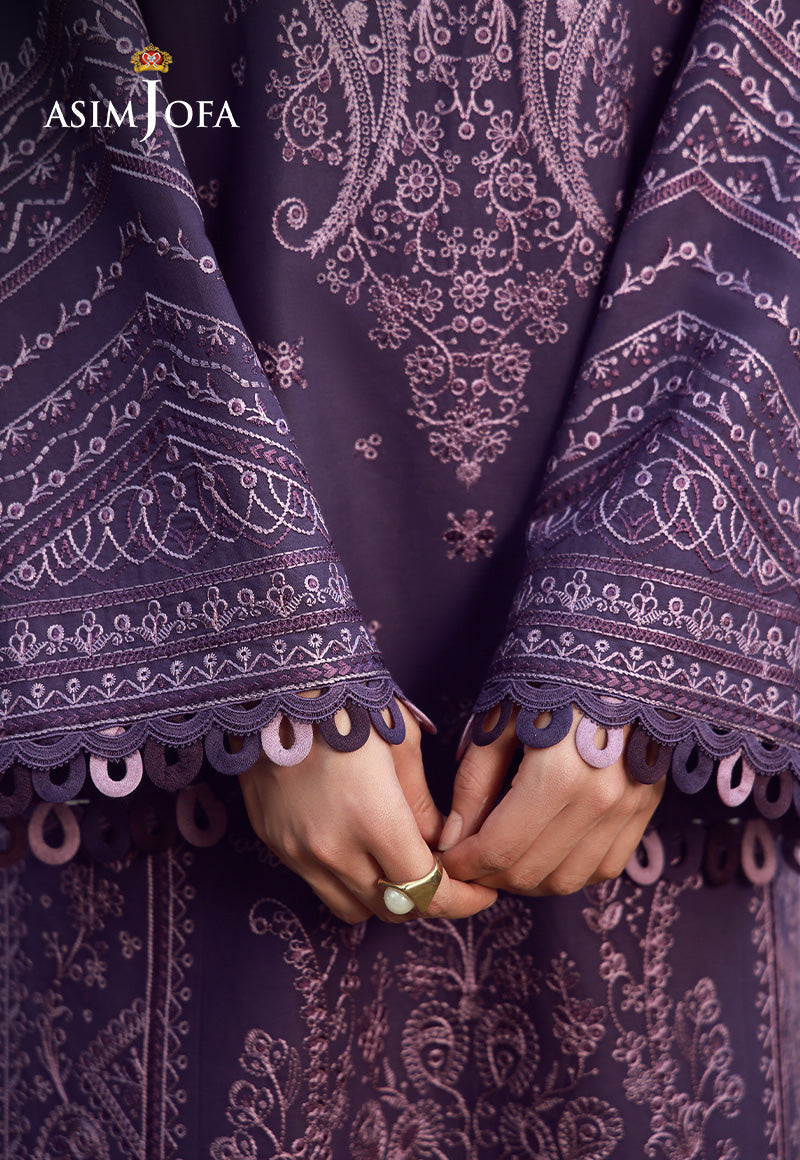 AJMUB-05 Embroidered Cambric Unstitched 3 Pcs