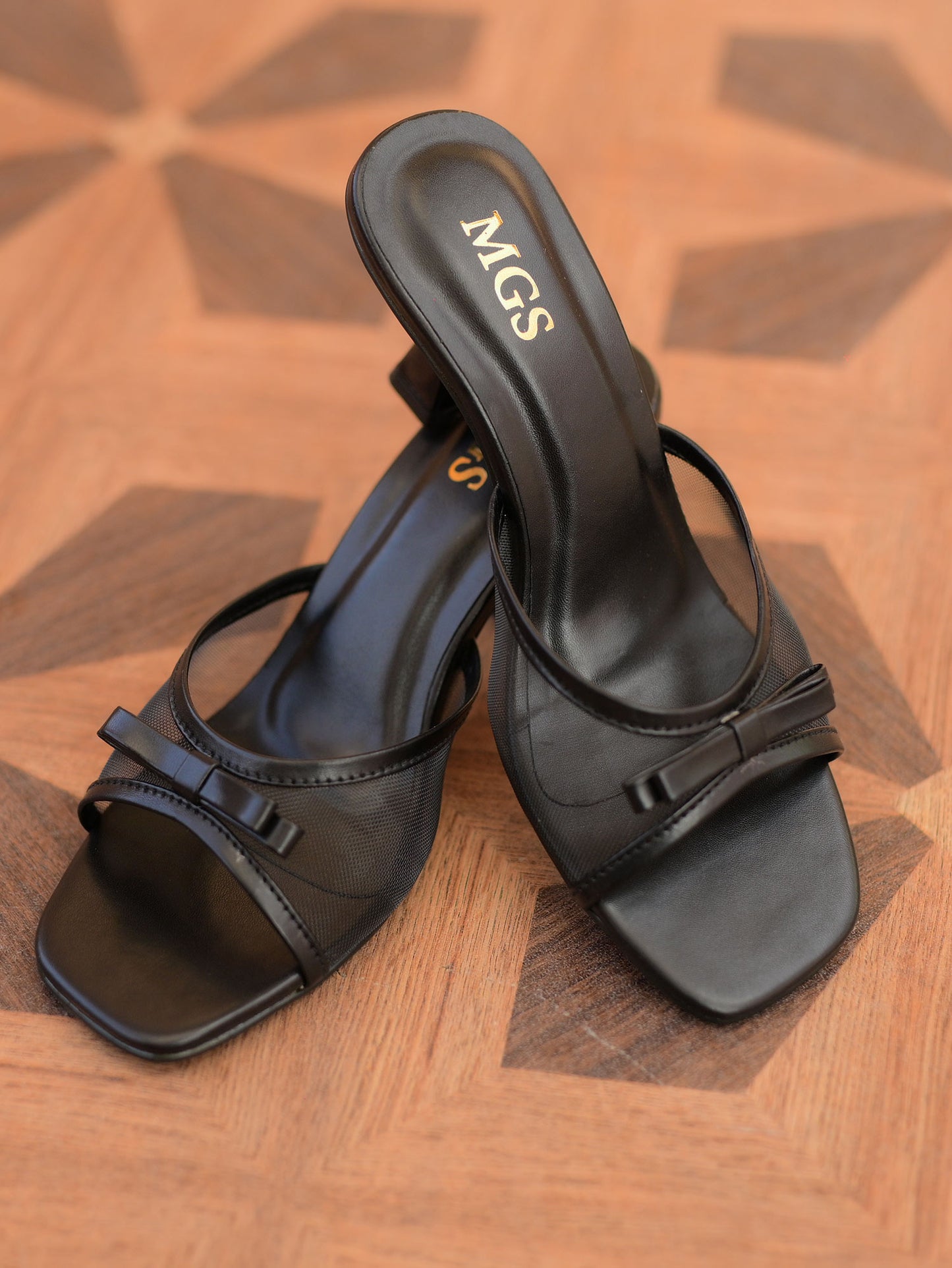 Mesh Muse Heels