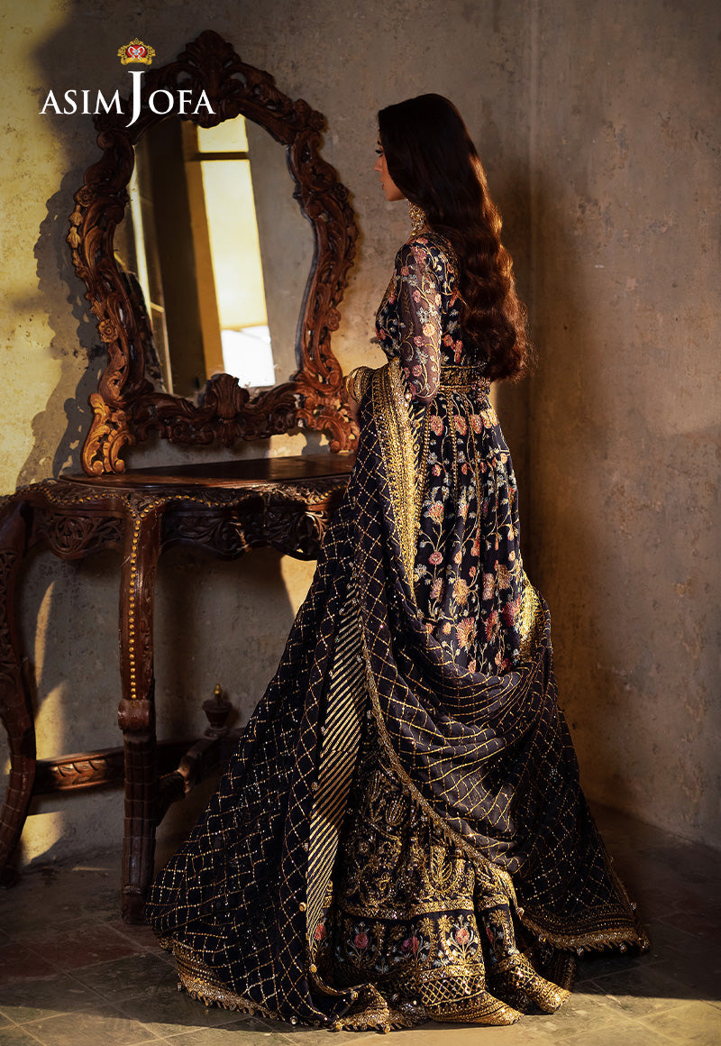 AJKB-09 EMBROIDERED CHIFFON 3 PCS