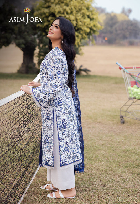 AJUBJ-35 PRINTED LAWN 3 PC