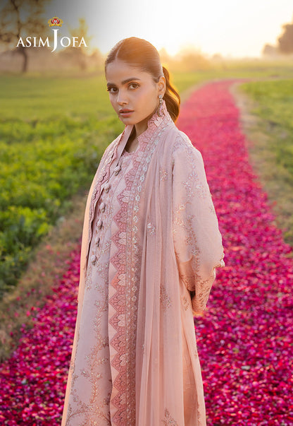 AJELL-15 EMBROIDERED LAWN 3 PCS