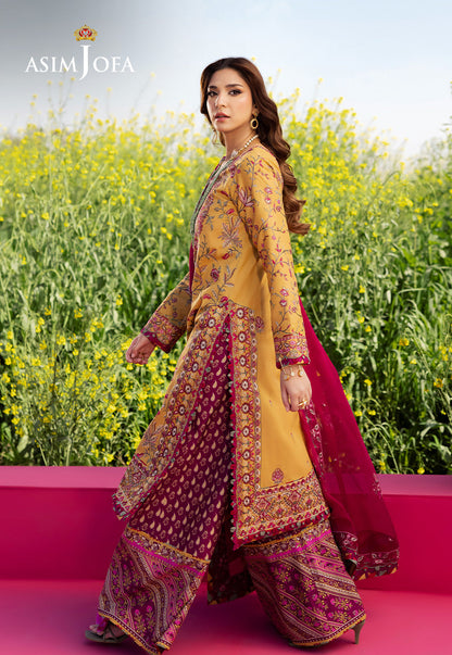 AJELL-07 EMBROIDERED LAWN 3 PCS