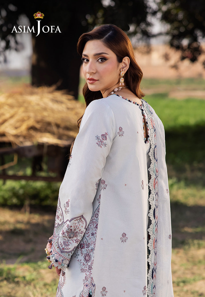 AJELL-10 EMBROIDERED LAWN 3 PCS