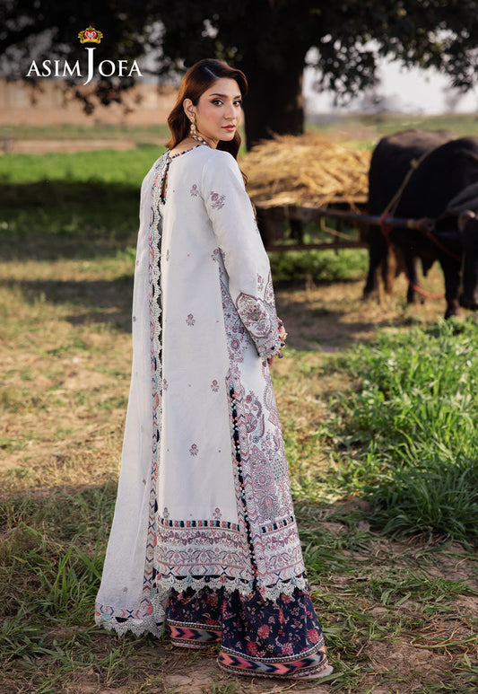 AJELL-10 EMBROIDERED LAWN 3 PCS