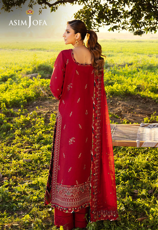 AJELL-06 EMBROIDERED LAWN 3 PCS