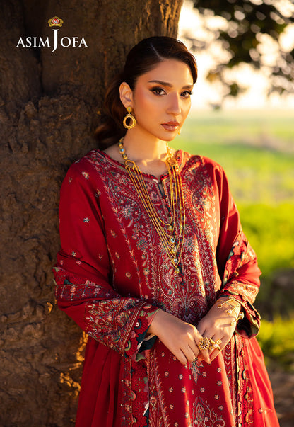 AJELL-06 EMBROIDERED LAWN 3 PCS