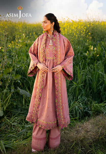 AJELL-16 EMBROIDERED LAWN 3 PCS
