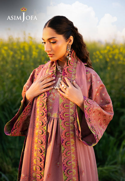 AJELL-16 EMBROIDERED LAWN 3 PCS