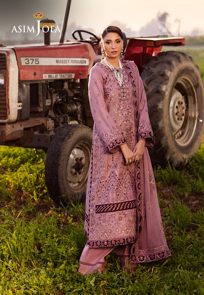 AJELL-02 EMBROIDERED LAWN 3 PCS