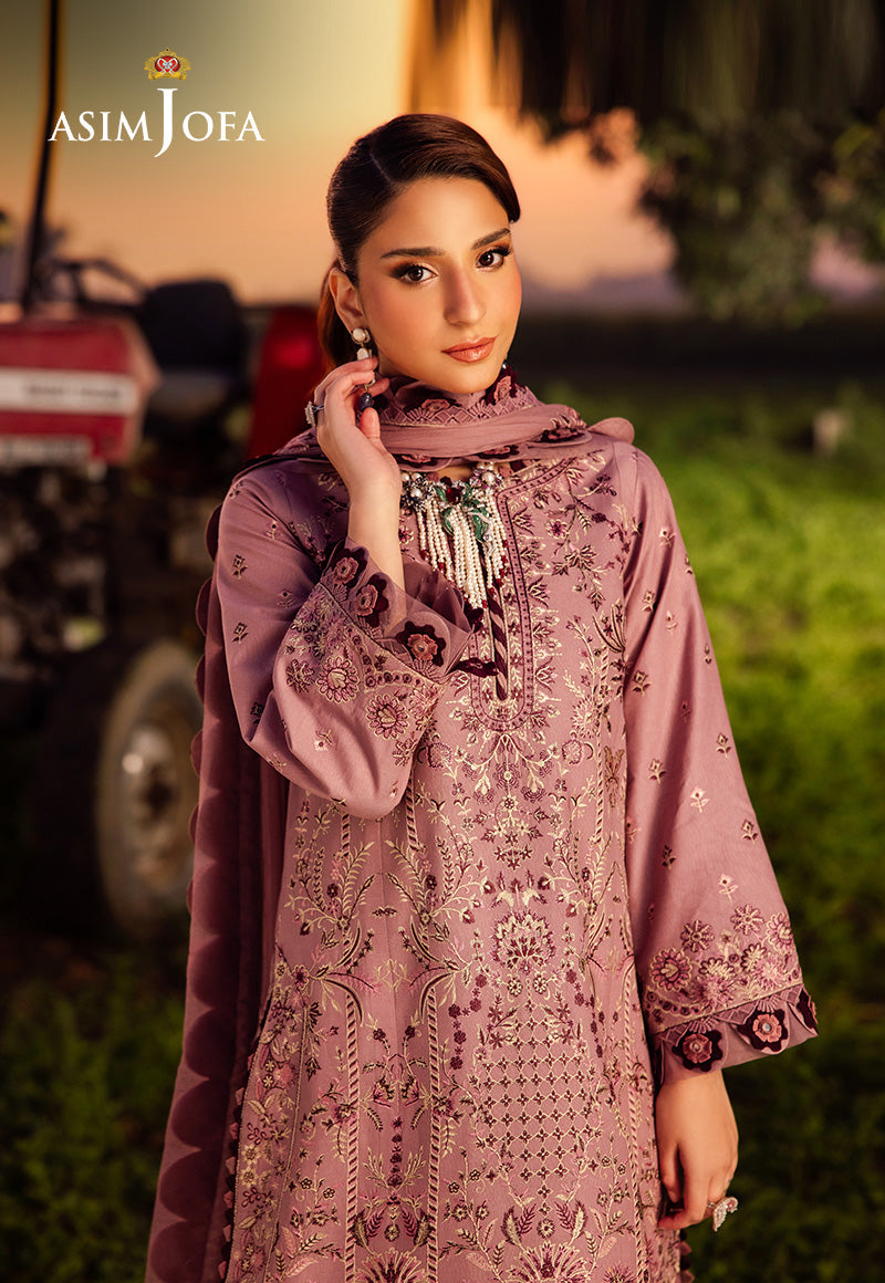 AJELL-02 EMBROIDERED LAWN 3 PCS
