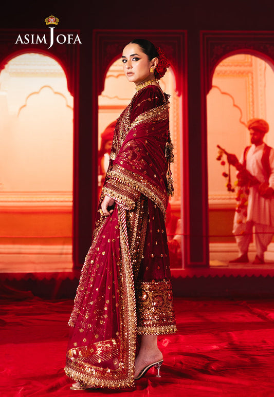 AJMVP-02 EMBROIDERED VELVET STITCHED 3 PCS