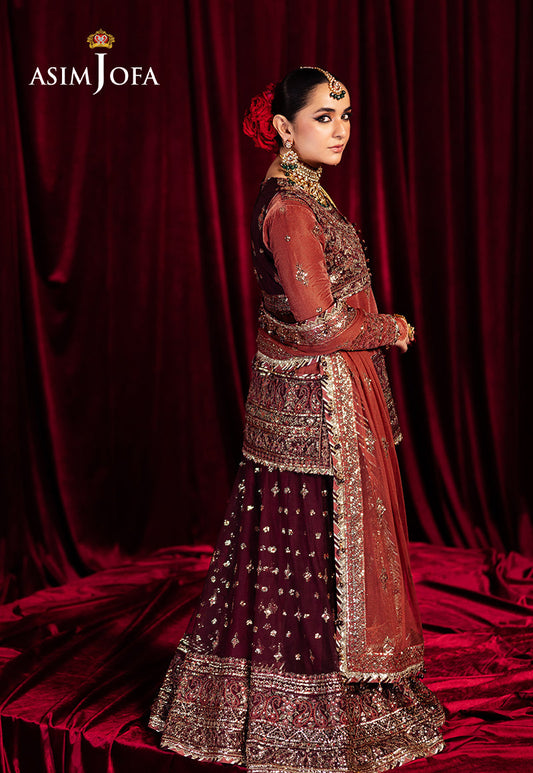 AJMV-04 EMBROIDERED VELVET 3 PCS