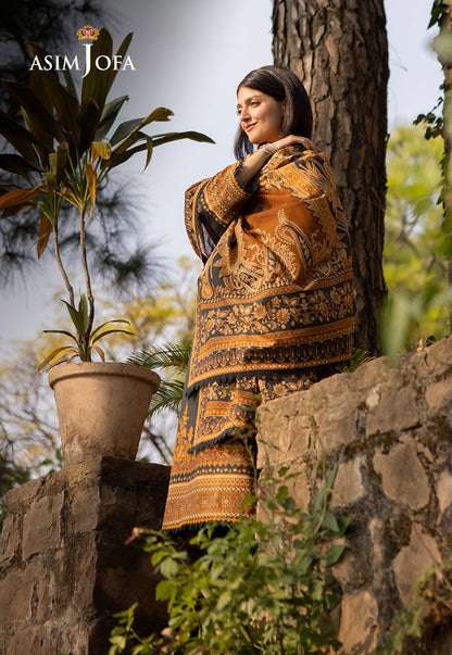 AJUW-37 PRINTED KHADDAR 3 Pcs