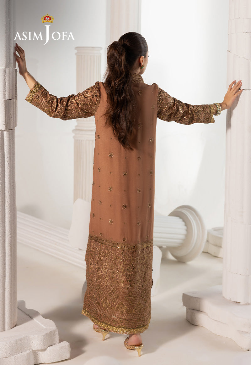 AJIZL-11 EMBROIDERED CHIFFON UNSTITCHED 3 PCS