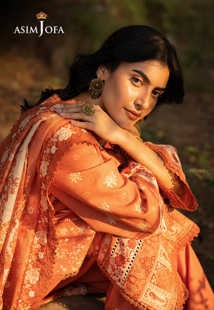 AJUW-39 PRINTED KHADDAR 3 Pcs
