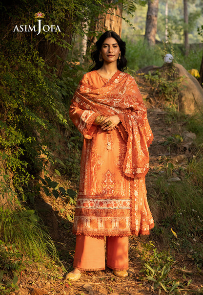 AJUW-39 PRINTED KHADDAR 3 Pcs