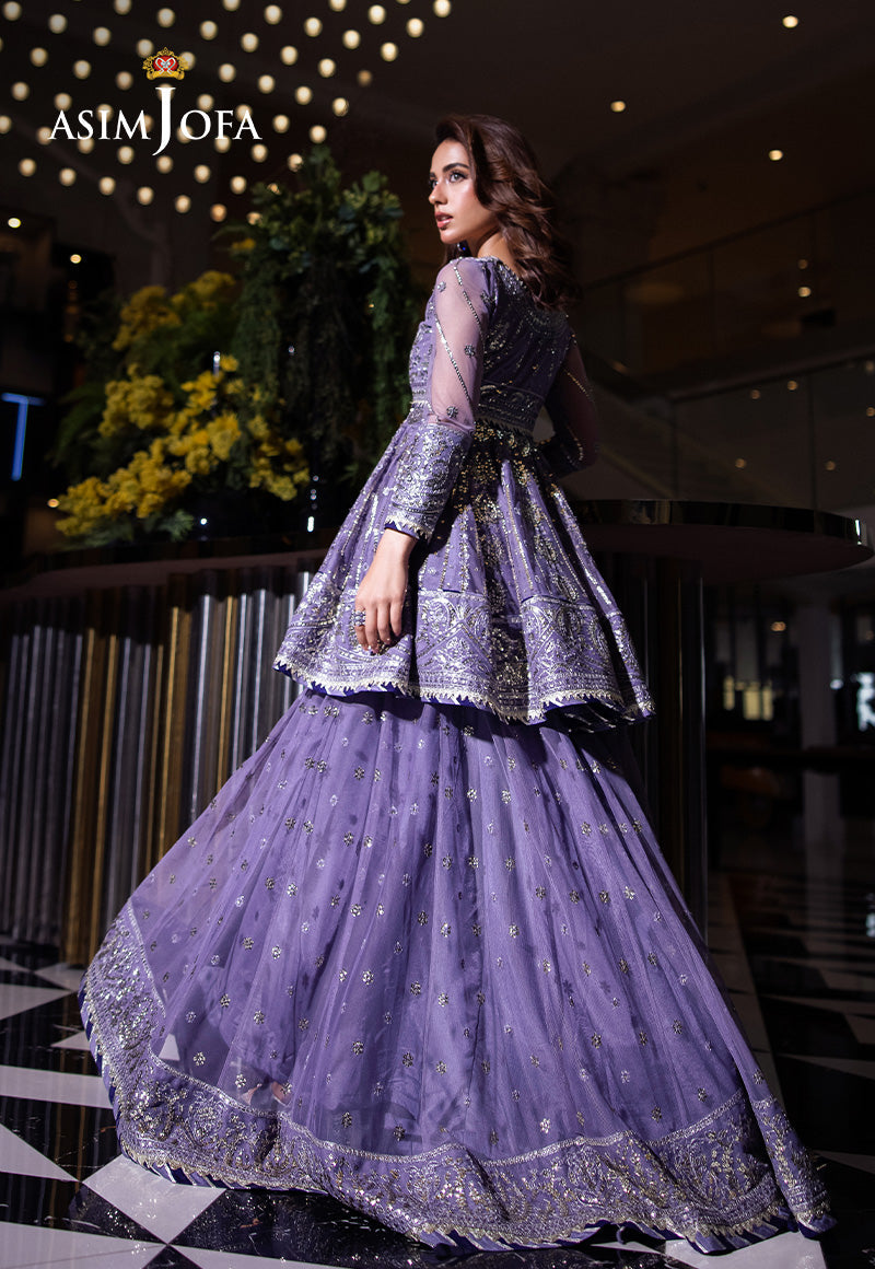 AJFF-02 EMBROIDERED NET 3 PCS